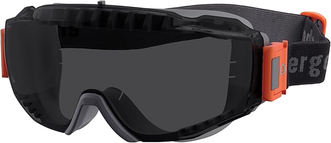 Ergodyne Skullerz Modi Protective OTG Safety Goggle, Indirect Venting, Anti Fog, Scratch Resistant