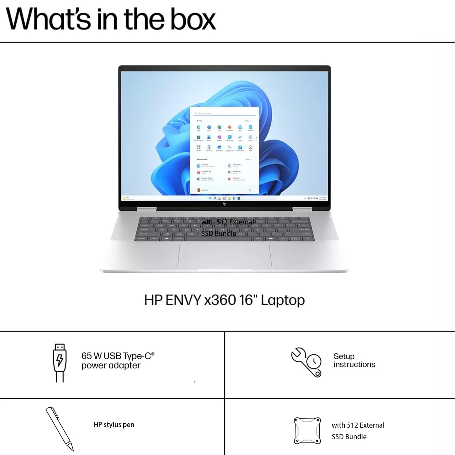 Hp Envy X360 16 Ultra 7 Ai Business Convertible 2-In-1 Laptop, 16 Fhd+ Touchscreen, Intel Ultra 7 155U (Beats Intel I7-1355U), 1