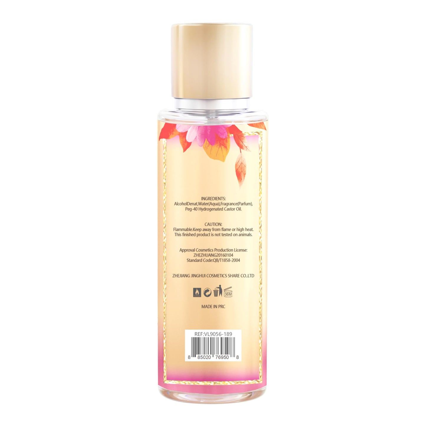 Hybrid & Company Women Amber Fall Body Fragrance Mist Brume Parfumee 250Ml