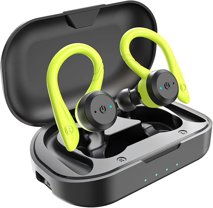 APEKX Bluetooth Headphones True Wireless Earbuds with Charging Case IPX7 Waterproof Stereo Sound Earphones Built-in Mic i...