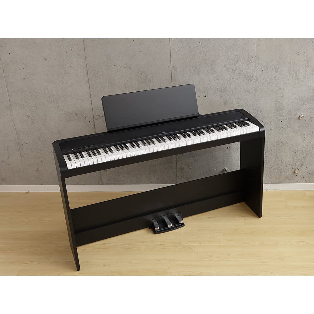 Korg, Portable Digital Piano With 88-Key Full Size Weighted Keyboard, Built-In Speakers, Furniture, Music Stand, And 3-Pedal Uni