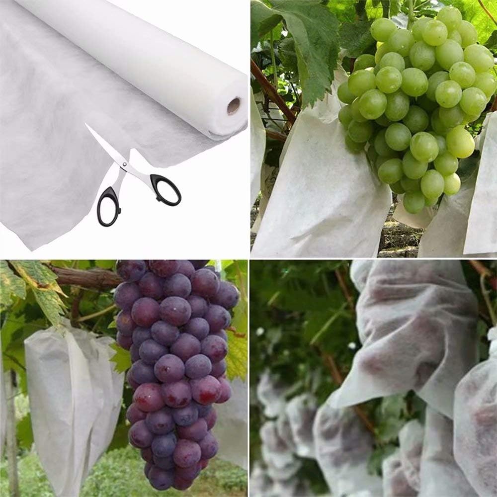 Agfabric Plant Covers Freeze Protection 6'x25' 0.55oz Frost Blankets for Plants Garden Plant Cover Freeze Cloths,Plants Winter Frost Freeze Protection,White