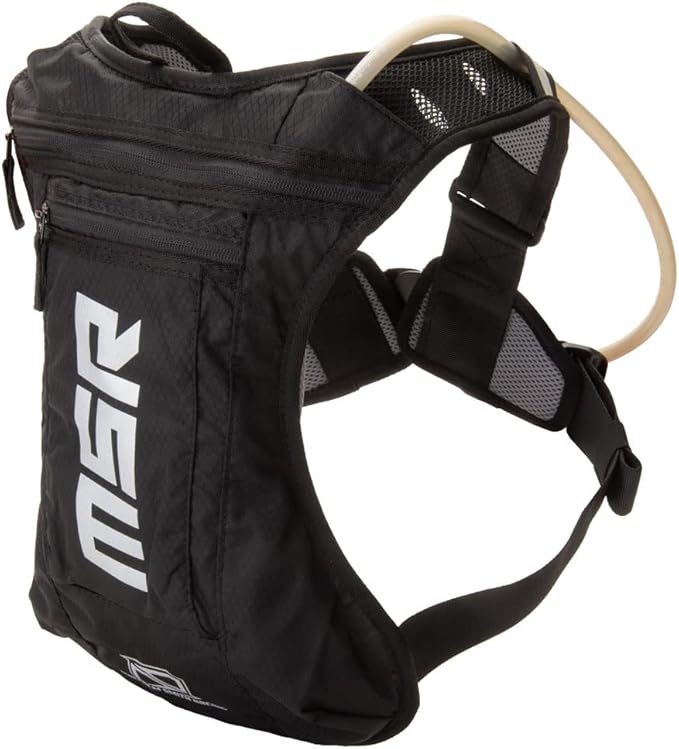 MSR Low-Profile Race Hydration Pack – 2-Liter Water Bladder Backpack – Lightweight, Secure Fit for Off-Road, Dirt Bike, MT...