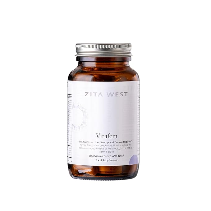 Vitafem Premium Fertility Supplement for Women - Prenatal Vitamins with Folate for Preconception Support - 60 Capsules (1 Month Supply)