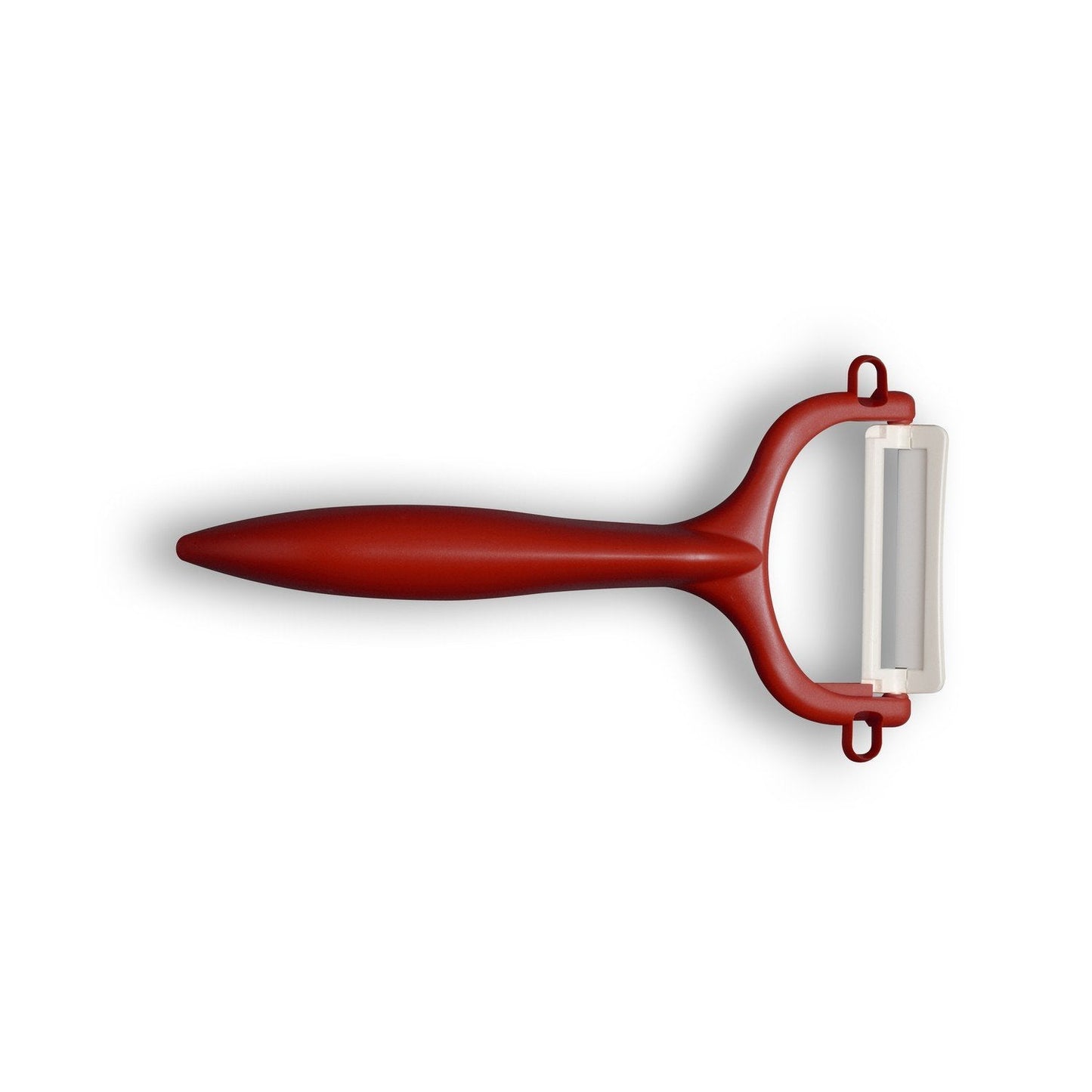 Kyocera Advanced Ceramic Horizontal Y Peeler, Red