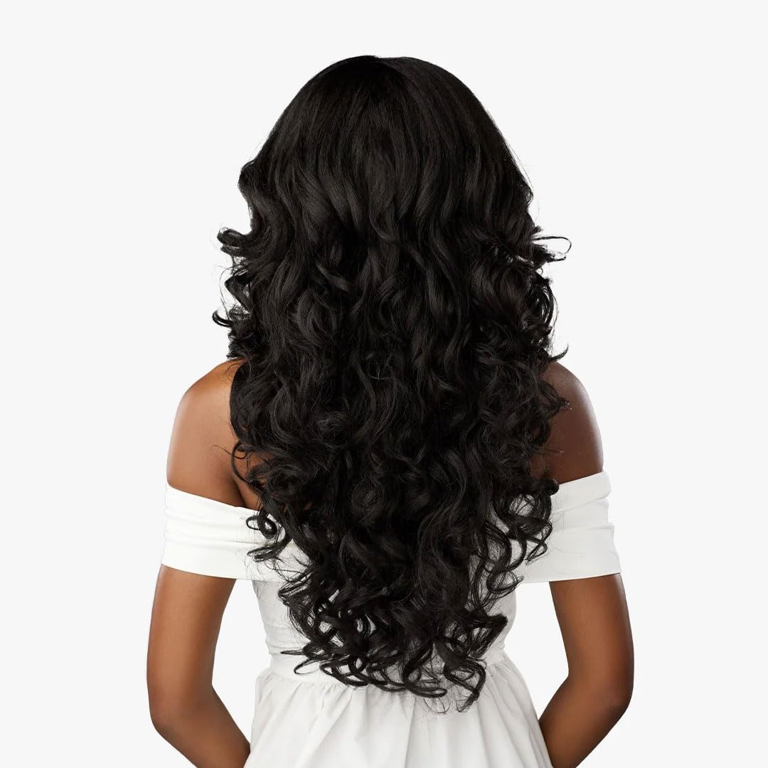 Sensationnel Bare lace 13x6 wigs - unit 15 lacefrontal glueless synthetic 180 degree preplucked hairline (FLAMBOYAGESAND)