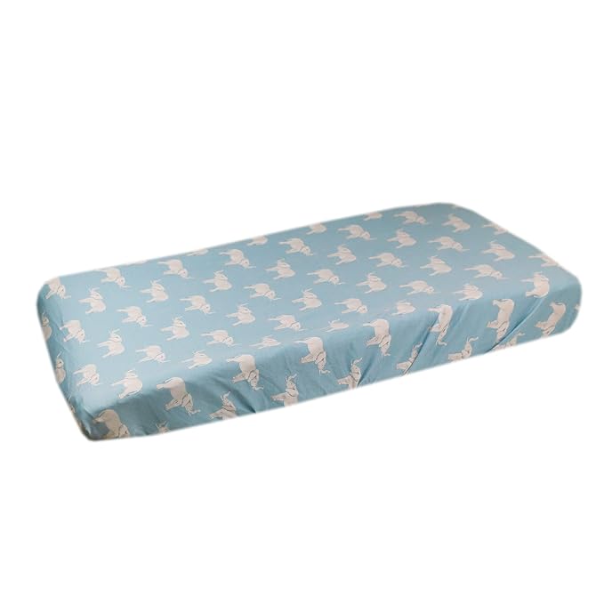 Copper Pearl Premium Knit Changing Pad Cover Soft, Stylish, and Universal Fit for All Standard Diaper Changing Pads, Trendy Design Changing Pad Covers, Peanut