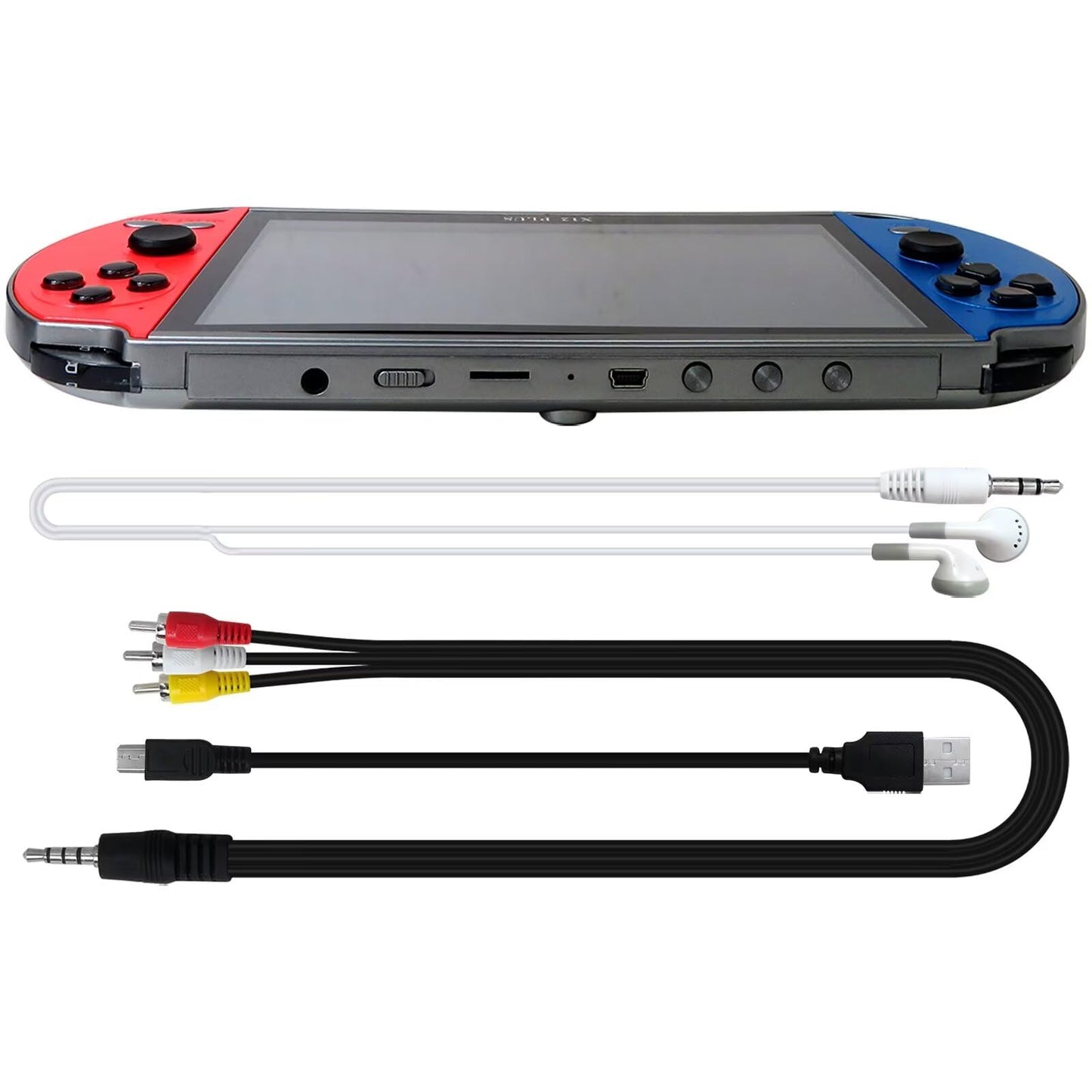 Built-in 10000+ X12 Plus Games Retro Portable Handheld Video Game Console 7 Inch 16GB Color LCD Kids Color Game Player