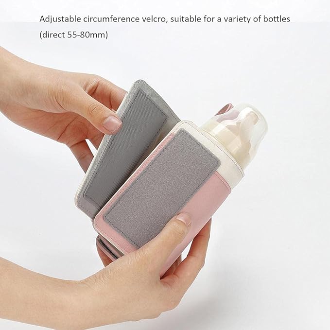 Keenso Baby Bottle Warmer,3 Temperature Portable Baby Bottle Warm Cover for Home and Outdoors