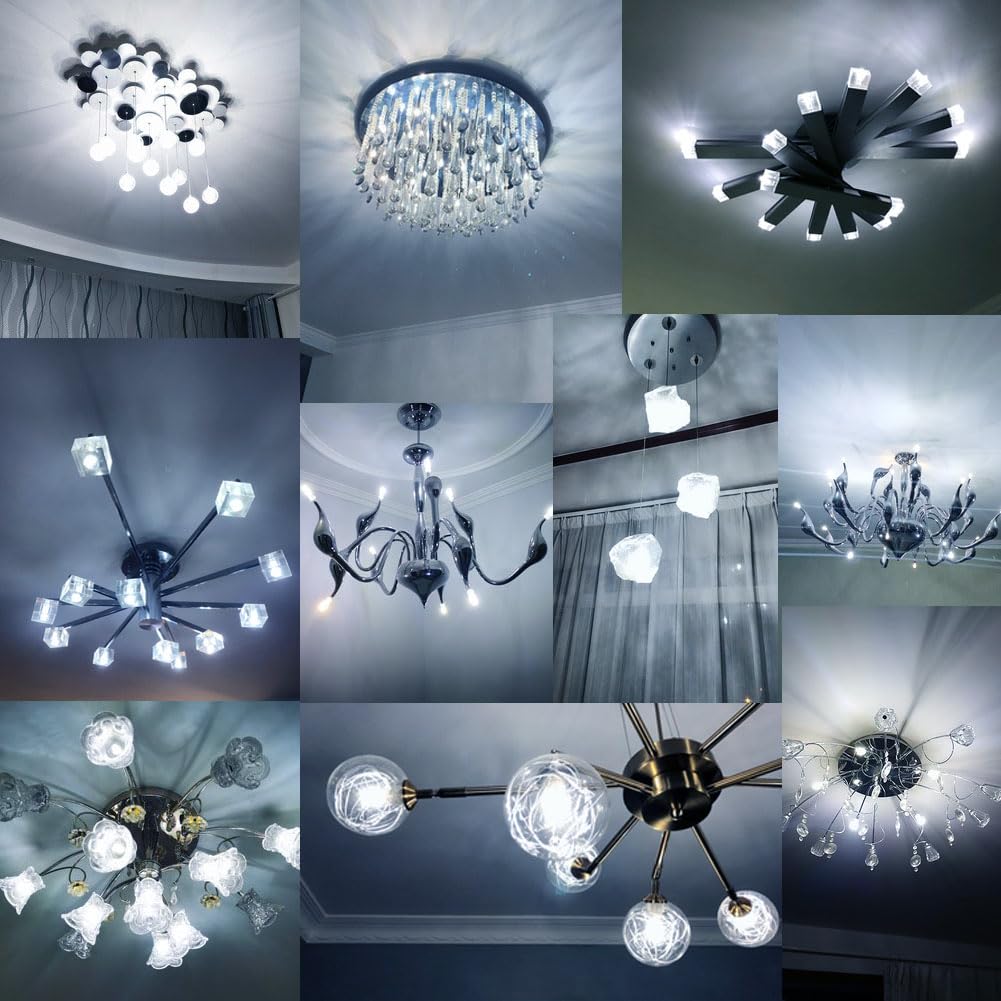 Baoming G9 Led Bulb 6000K Daylight White, 4W Bi-Pin Base, 5-Pack, 450Lm, No-Flicker, 360° Beam