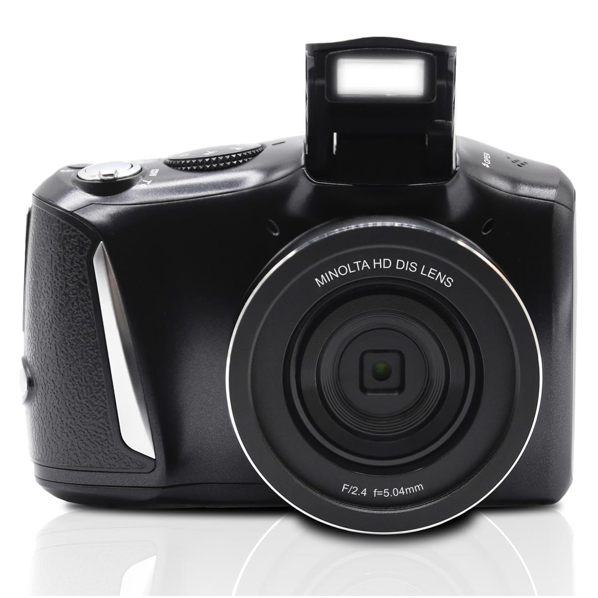 Minolta 48Mp Digital Camera - 4K Ultra Hd Video, 16X Digital Zoom, 3.0    Lcd Screen, Anti-Shake, Time Lapse, Face Detection, Co
