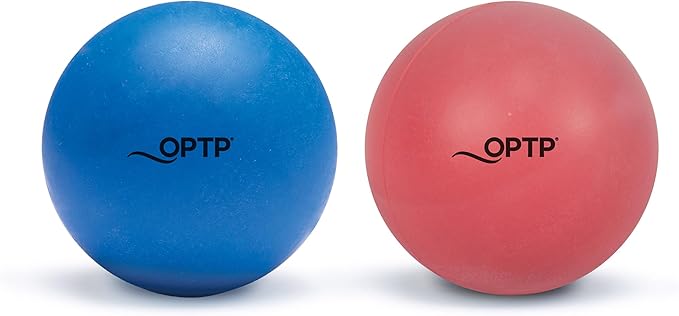 OPTP Massage Ball Set – Moderate and Firm Density Therapy Ball Set – Deep Tissue Massage Balls for Plantar Fasciitis, Sore...