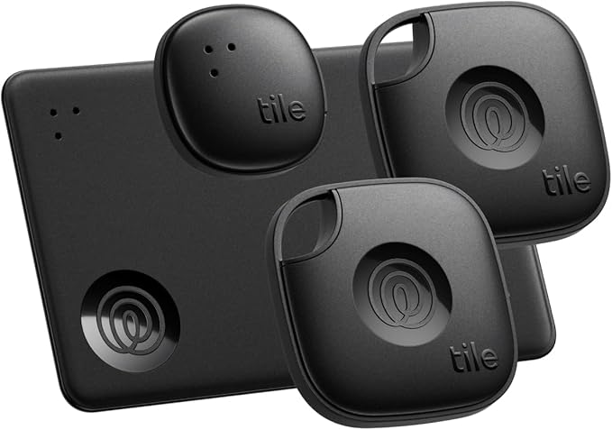 Life360 Tile Essentials - Bluetooth Trackers & Item Locators for Keys, Wallets, Remotes & More; Easily Find All Your Thing...