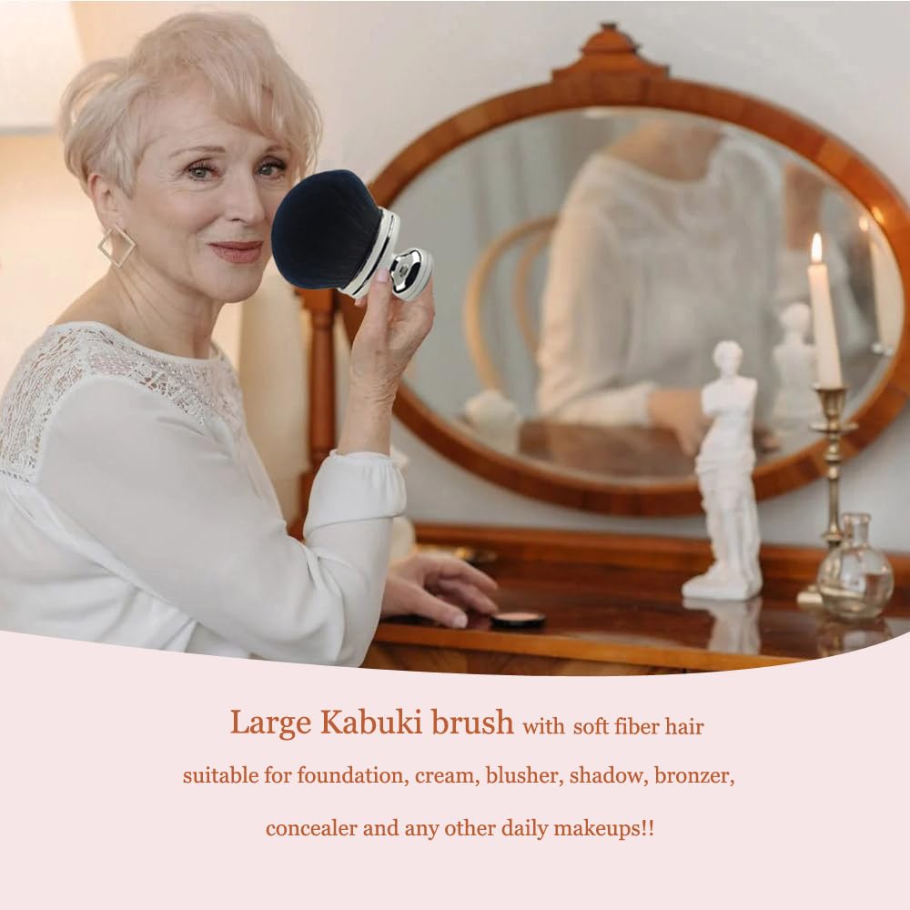 Extra Large Body Makeup Brush, Self Tanner Back applicator, Kabuki Sunscreen Beauty Brush, Foundation Contour Blending Powder Br