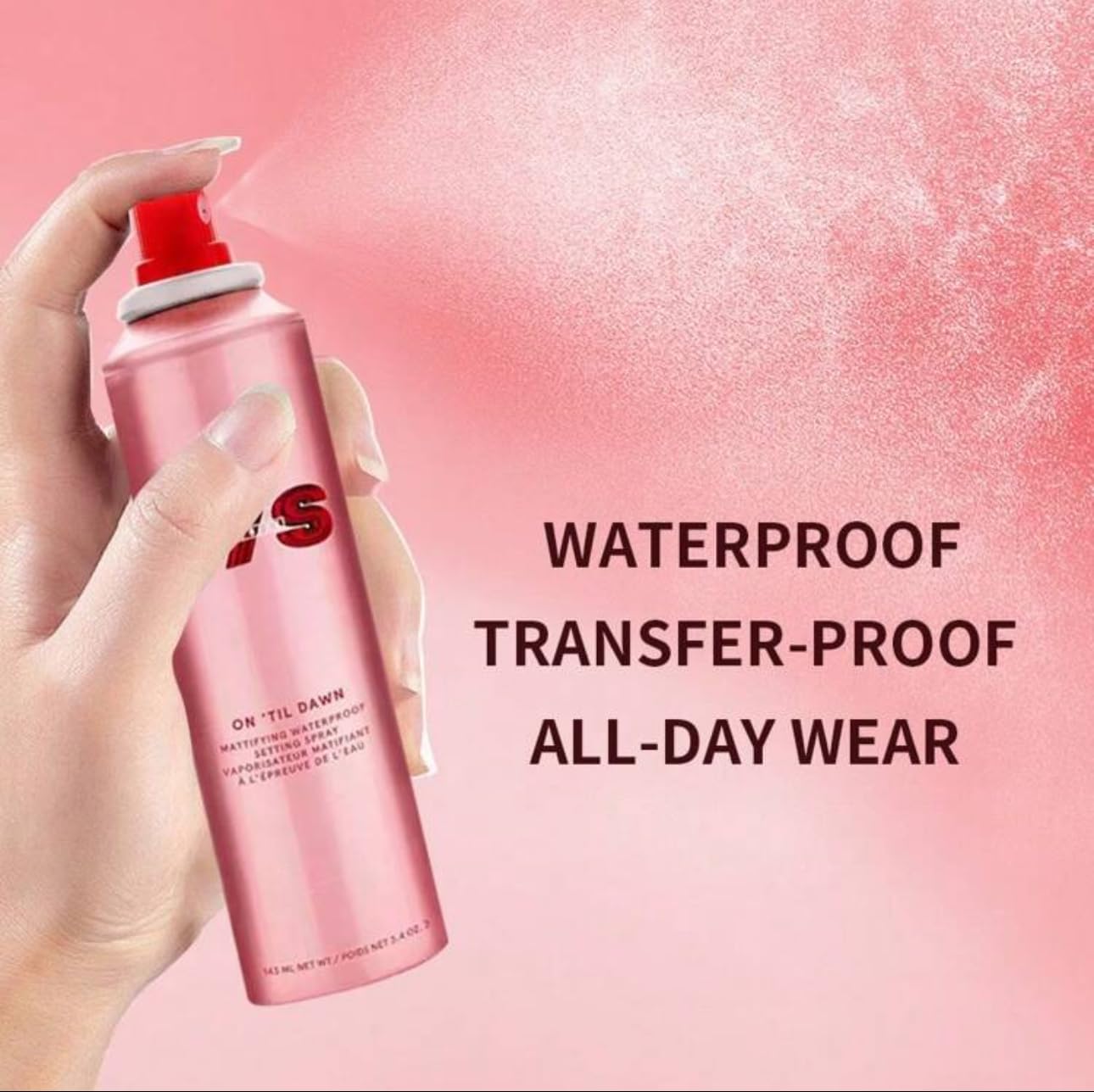 ONE/SIZE On 'Til Dawn Mattifying Waterproof Setting Spray 3.4 oz /143 mL .(pack 1)