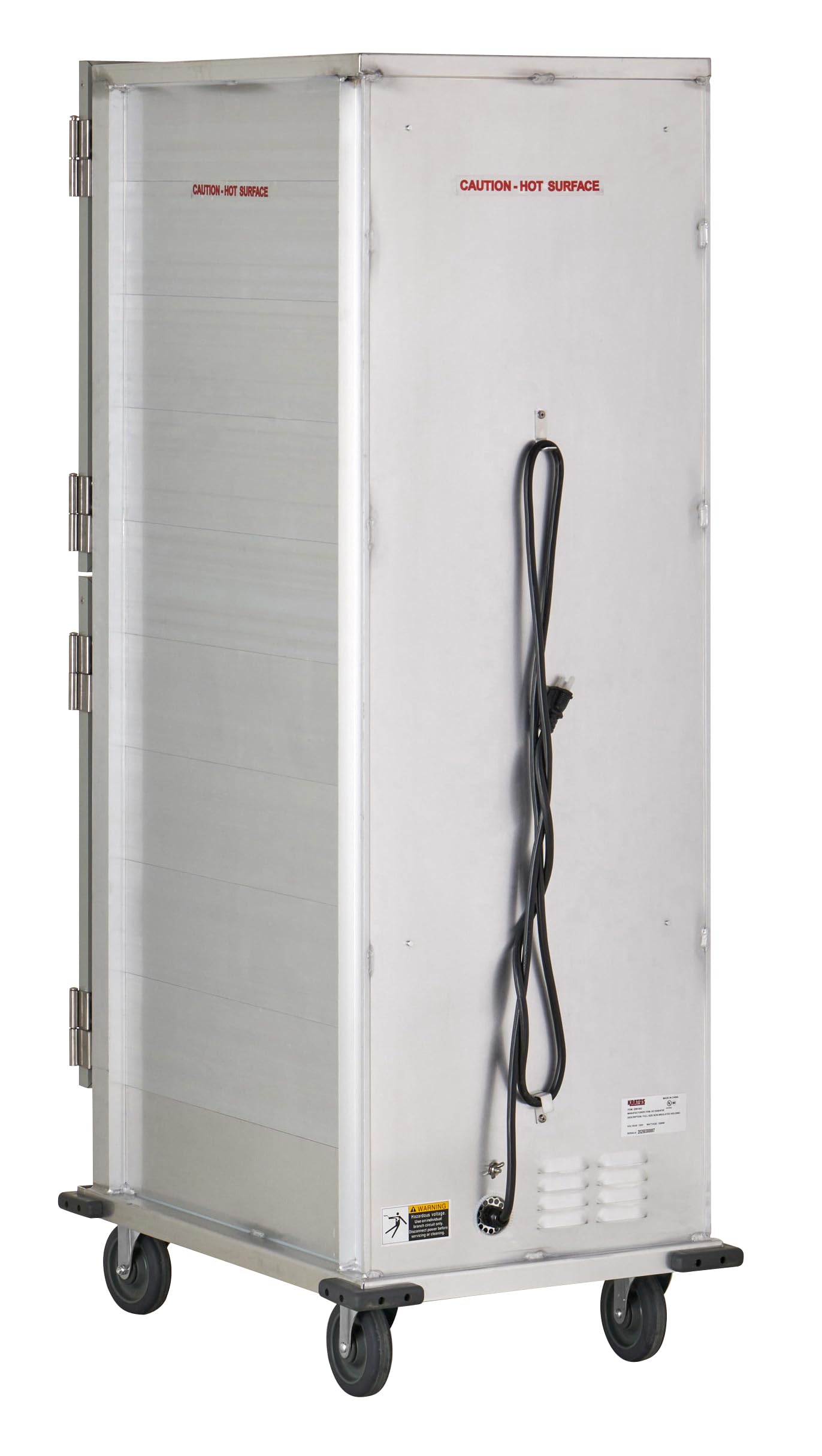 Kratos Full Size Commercial Non-Insulated Holding and Proofing Cabinet with Clear Dutch Doors, Holds 36 Full Size Sheet Pans, 120V, 1440W (28W-602)