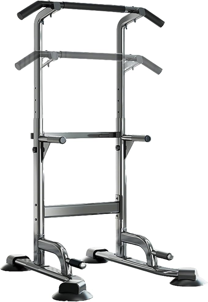 Adjustable Pull Up Bar for Home with Backrest - 6-Level Height Adjustment (69-94.5 inches) - 352lb Capacity - Carbon Steel...