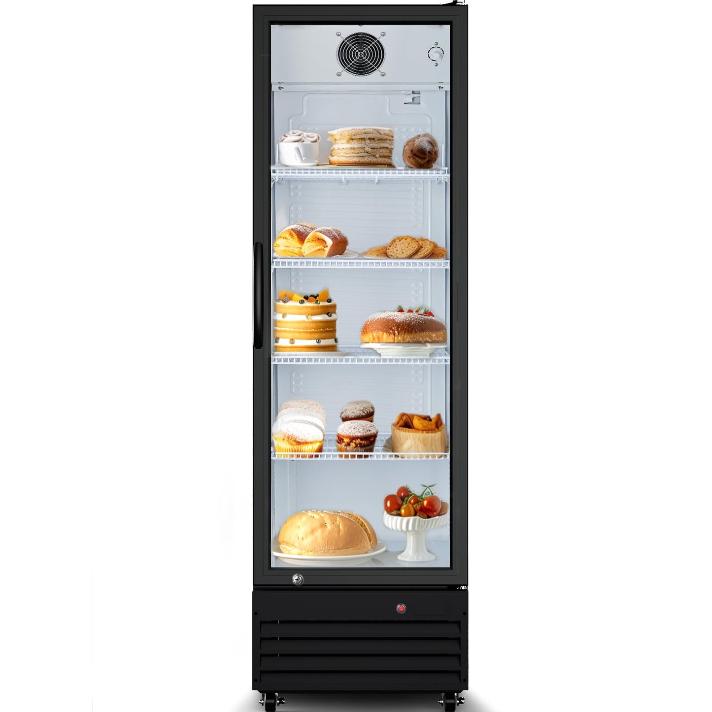 BODEGA BODEGACOOLER 9 Cu.Ft Commercial Beverage Refrigerator with Glass Door,Display Drink Refrigerators fridge for Beer Display Drink Cooler Rapid Cooling & Quiet for Bar Restaurant Office Store Use