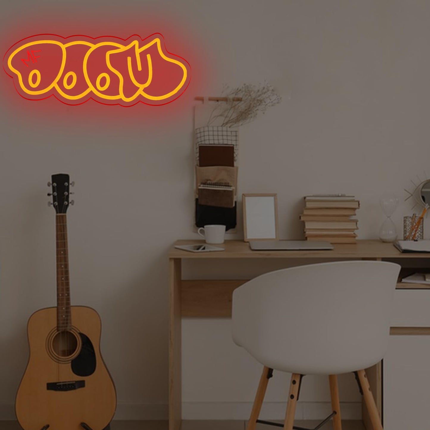 Fuendkf Mf Doom Neon Signs For Wall Decor  Dimmable Music And Rap Lovers Neon Lights For Hip Hop Fans Best Gifts  Usb Power Doom Led Lights For Man Cave  Music Bar And Bedroom Art Wall Decor