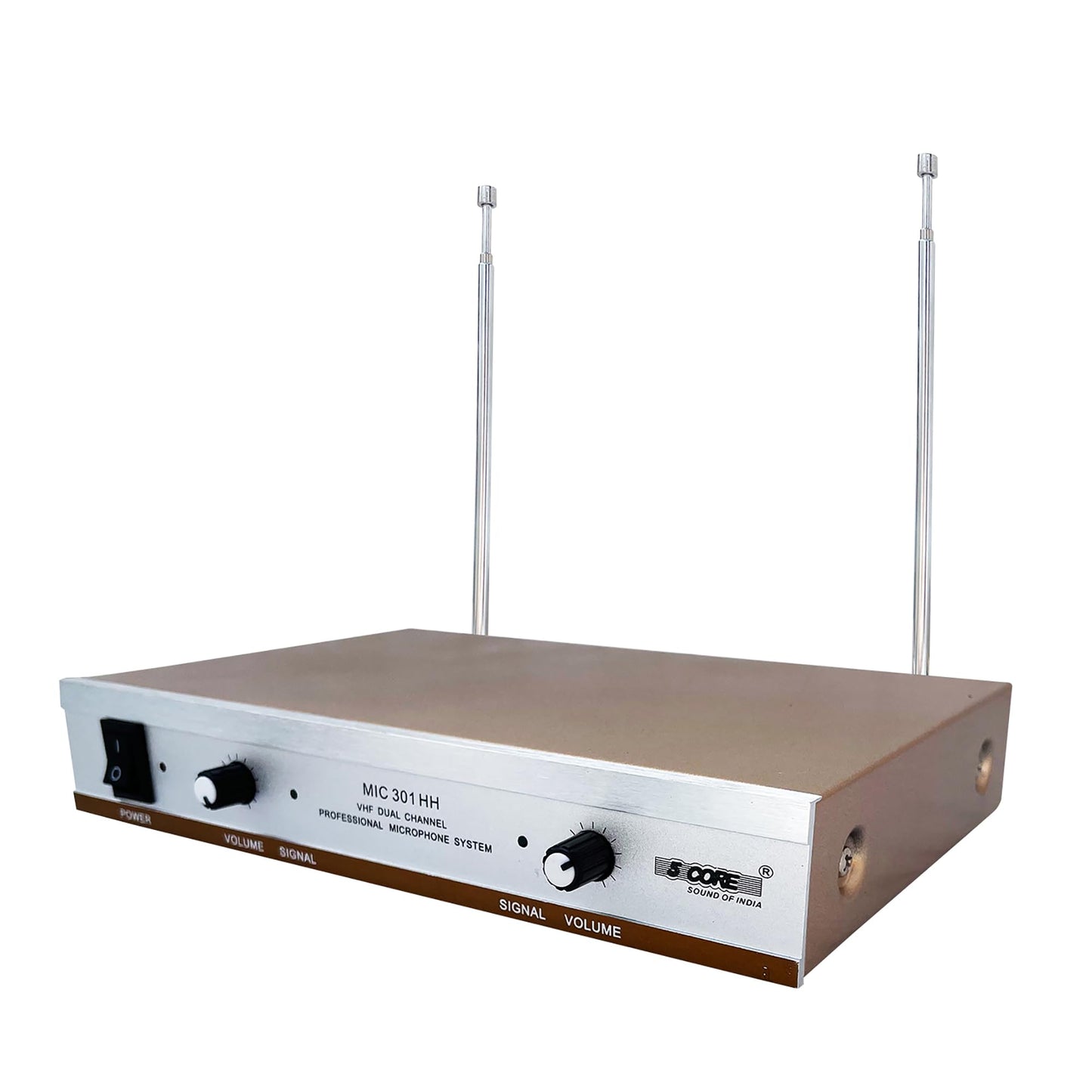 5 Core 2 Channel Wireless Microphones W 2 Headset Portable Mini Mic Headset Microfono Inalambricos With Receiver - Wm 301 Hh