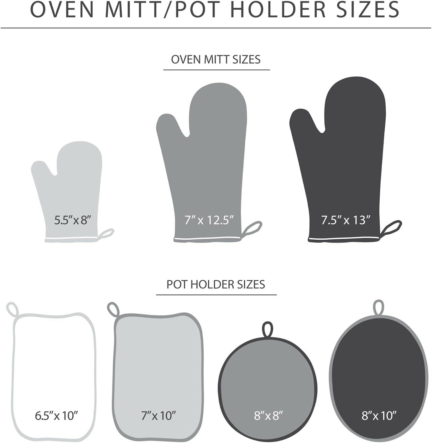 KITCHENAID Ribbed Soft Silicone Oven Mitt 2-Pack Set, 7.5"x13", Orange Sorbet