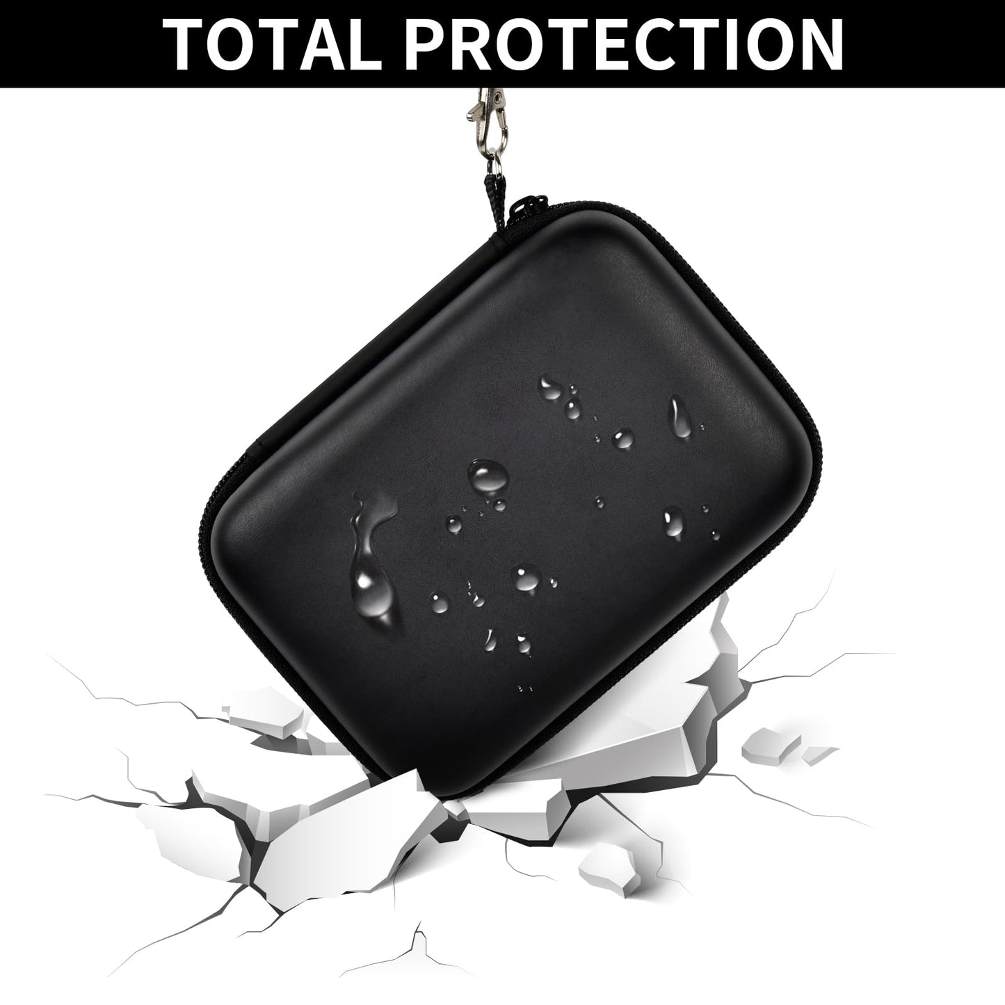 PAIYULE Travel Case Compatible with RG353V/ RG353VS/ R36S/ Game Boy Retro Handheld Game Console, Handheld Emulator Storage Holder Organizer, Android Game Console Carrying Bag (Box Only)