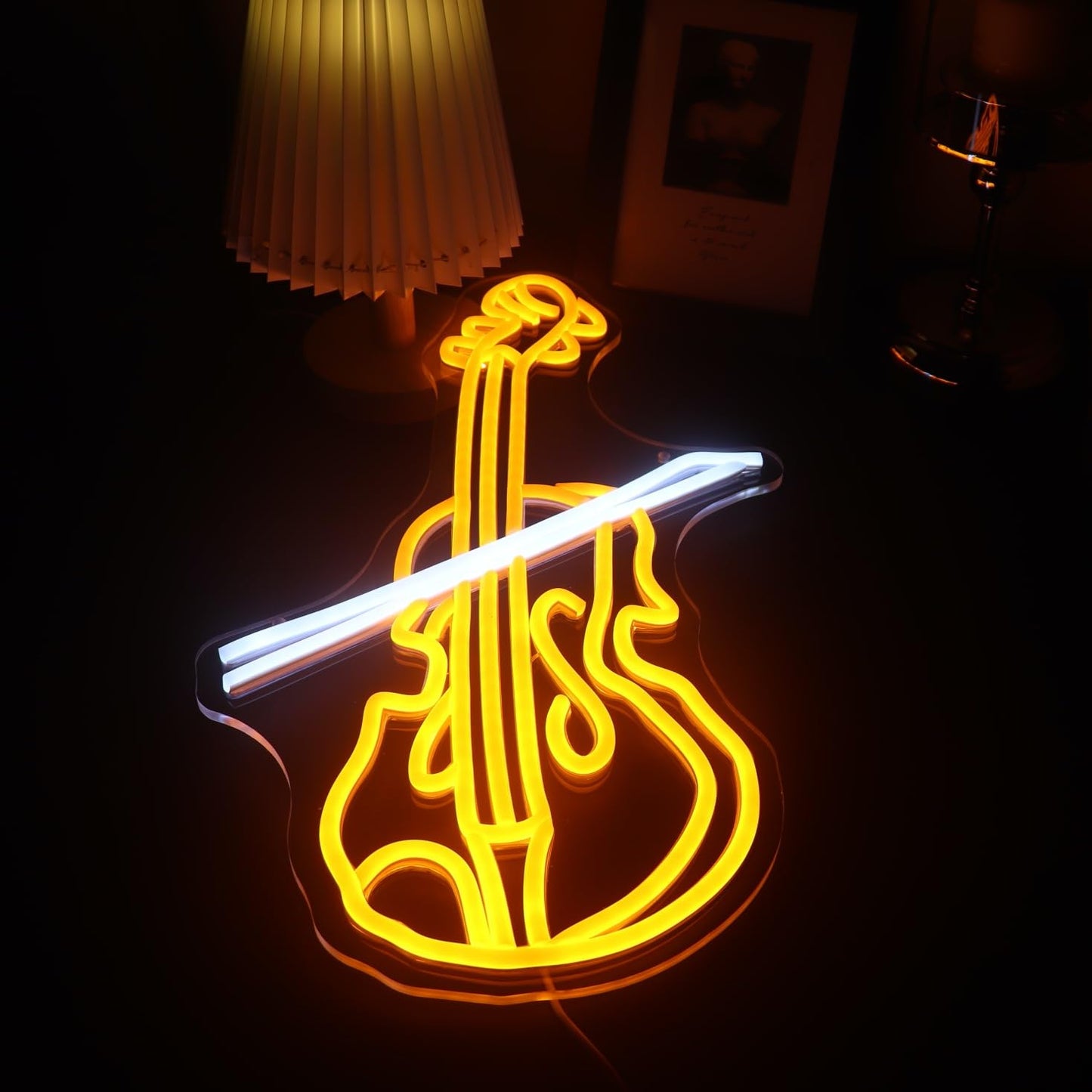 Violin Led Neon Sign  Music Player Neon Signs  Music Instrument Wall Room Bedroom Game Room Art Decor  Violin Enthusiasts Artist Neon Light Wall Art Christmas Birthday Gift