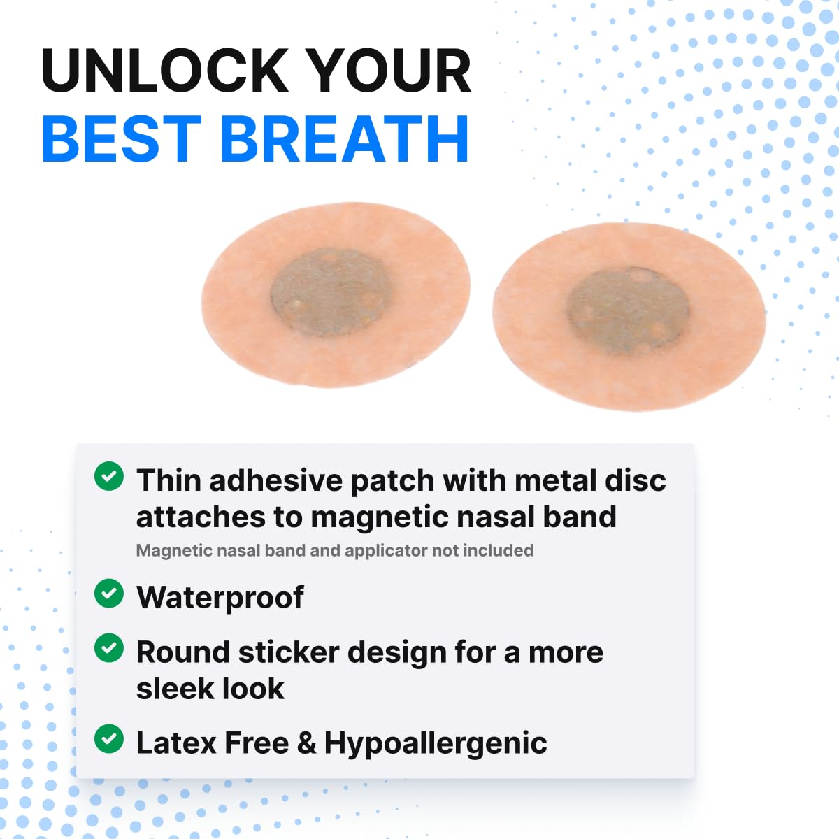 Nasal Strips Refill Pack – 30-Day Count – Enhanced Breathing, Sleep Aid & Snore Reduction, Bash Stack