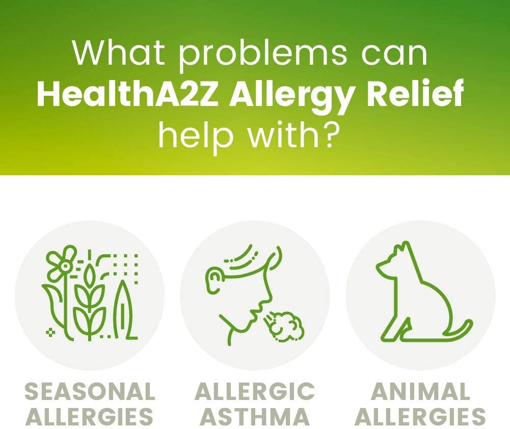 HealthA2Z® Allergy Relief | Cetirizine 10mg | 24 Packs of 45 Tablets Each (1080 Tablets) | All Day Allergy Relief | Indoor & Outdoor | Relief from Itchy Throat, Sneezing, Runny Noses | Value Pack