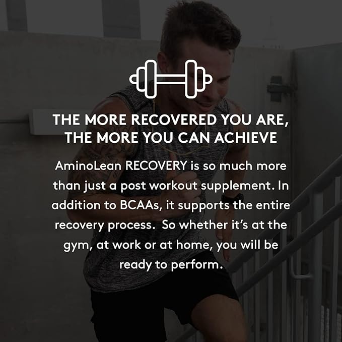 RSP AminoLean Recovery - Post Workout BCAAs Amino Acids Supplement + Electrolytes, BCAAs and EAAs for Hydration Boost, Immunity Support - Muscle Recovery Drink, Vegan Aminos, Tropical Punch
