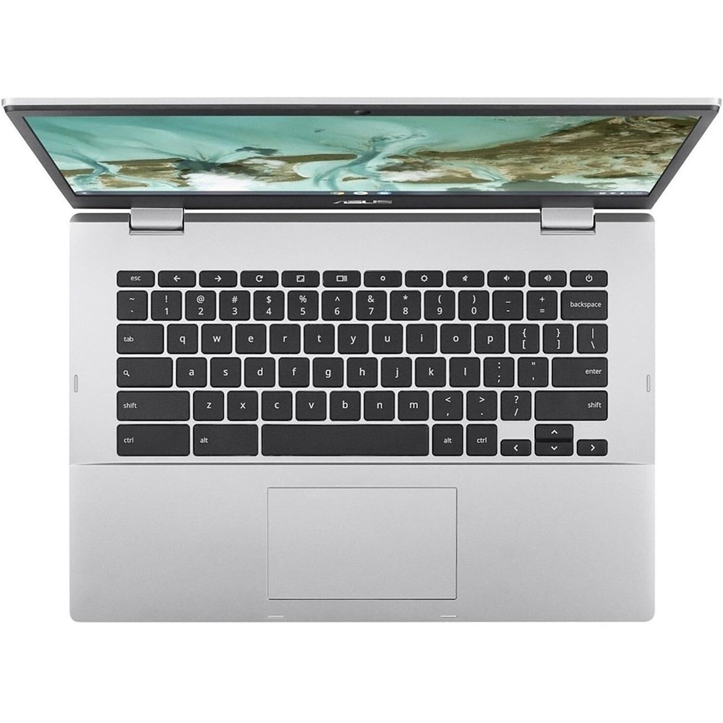 Asus Chromebook/Silver/14.0 Fhd Non-Touch/N4500/8Gb/Intel Uma/64Gb/Chrome