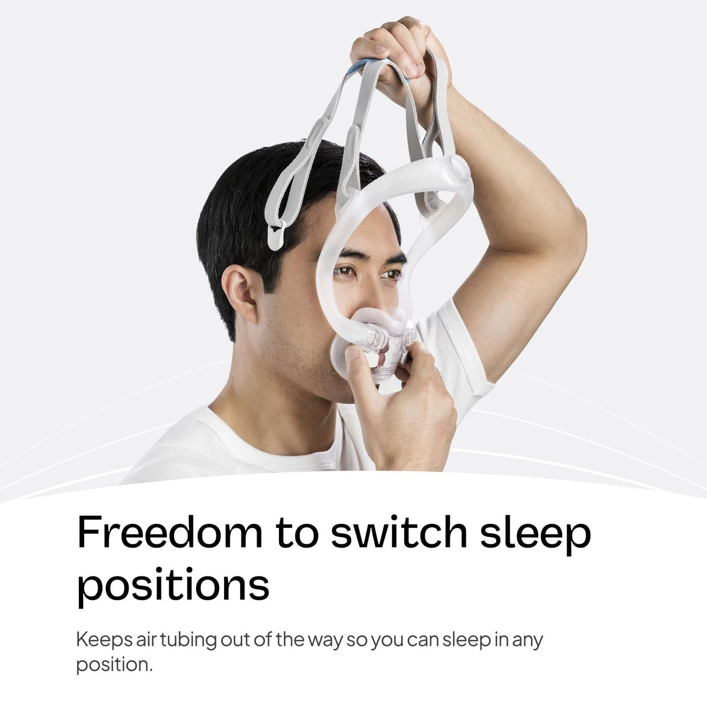 ResMed AirFit F30i Frame System - For Full-Face CPAP Mask Frame System - Replacement CPAP Accessories - Small - Without Headgear - Small-Wide Cushion