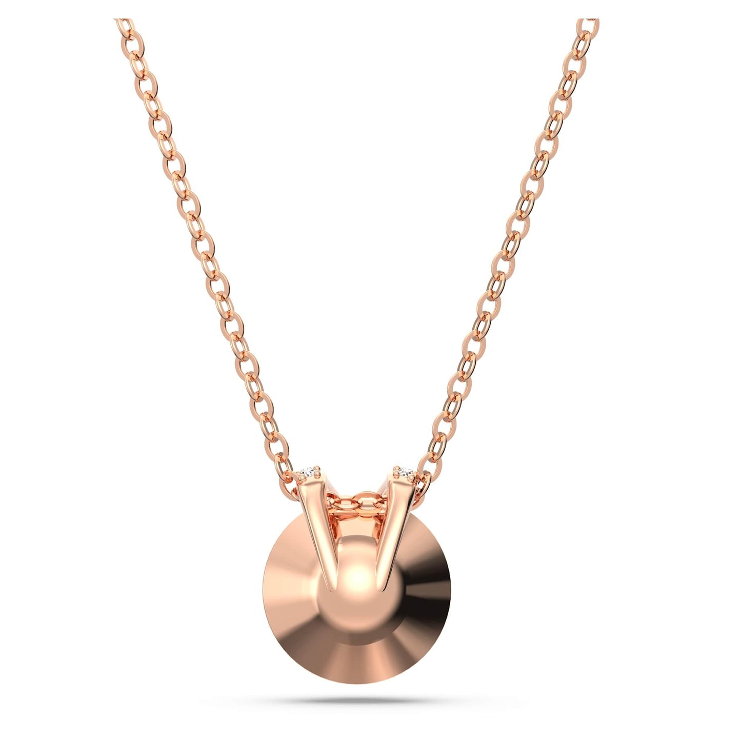Swarovski Bella V Colgante 5662088, Rose Gold-tone Plated Metal, Pink