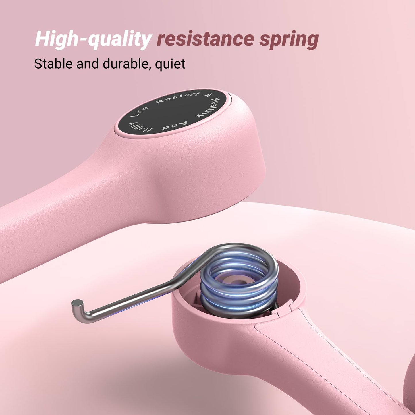 MERACH Thigh Trainer, Pelvic Floor Muscle Trainer, Inner Thigh Exercise Workout Equipment for Home Gym, Pelvic Floor Strengthening Women (Pink)
