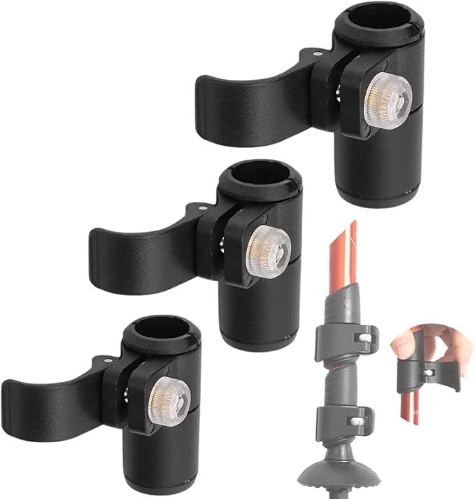 Hiking Poles Lock Buckle 3 Pcs，Hiking Pole External Lock，Hiking Pole Parts 18mm+16mm+14mm Quick Release External Flip Lock...