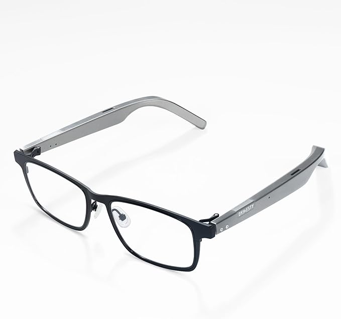 Dymesty Smart AI Glasses for Men & Women,Titanium Frame,Real-Time Translation, Meeting Recording, AI Assistant with ChatGP...