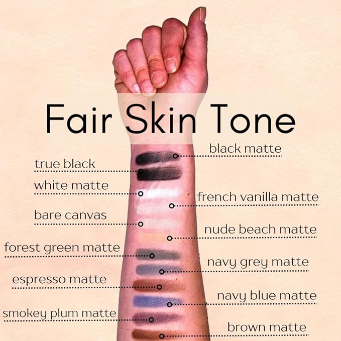 Naked French Vanilla Off White Nude Neutral Matte Pressed Powder Single Vegan Eyeshadow; Talc, Paraben & Cruelty Free