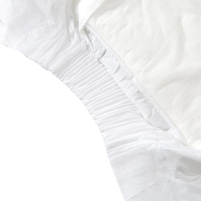 CutiePlusU Disposable Adult Diaper Heavy Absorption Dry Surface Adult Diapers All Night- White 10 Pieces