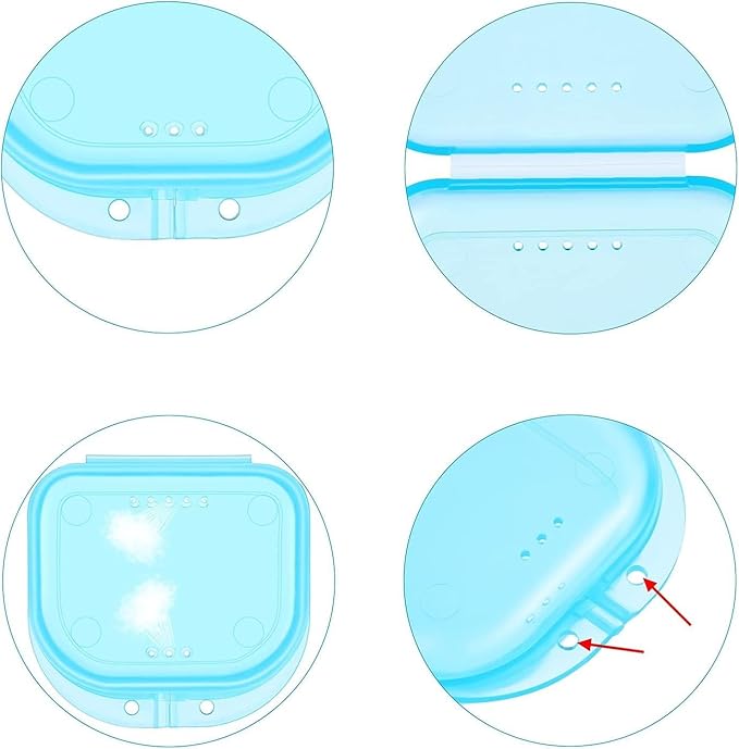 Kids Night Guard for Teeth Grinding, 8 Pack Moldable Night Guard for Clenching Teeth | Comfortable Guard | Including Hygiene Case and Gel Ice Pack