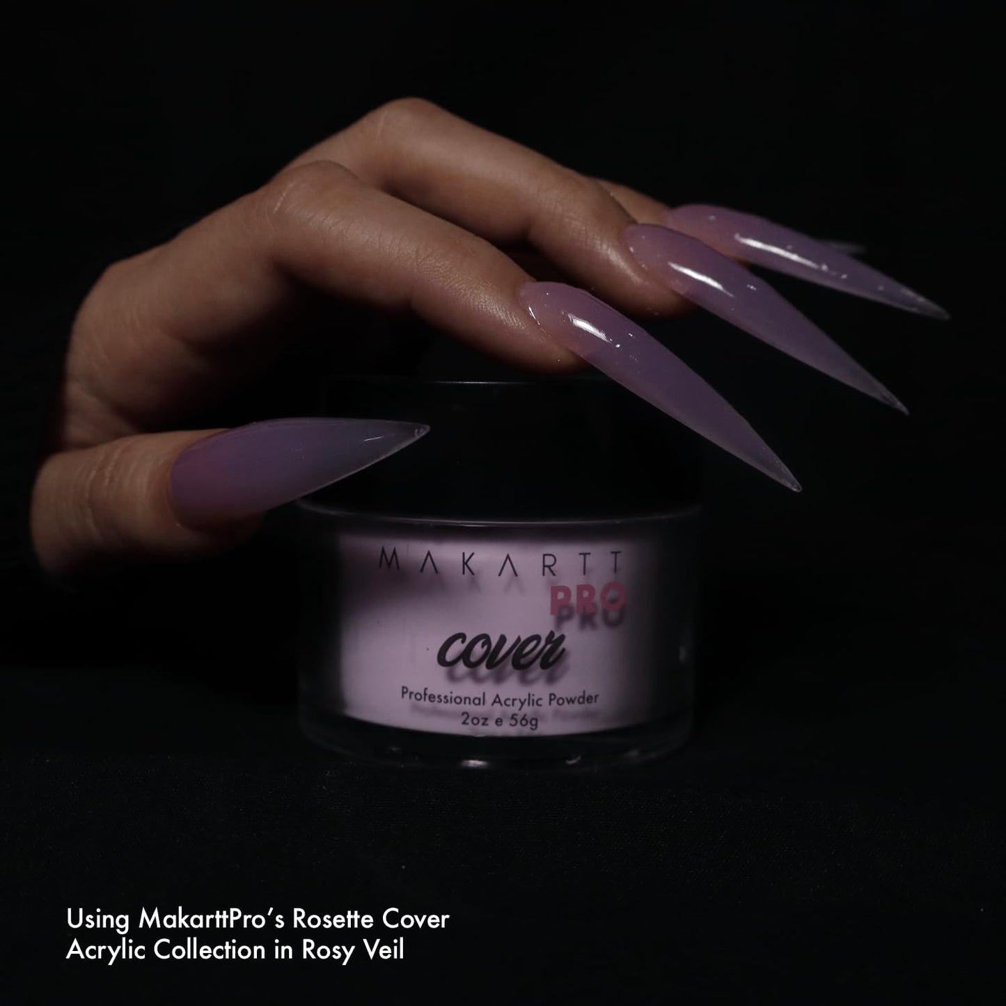 MakarttPro Rosette Acrylic Powder Collection - Smooth Application - Professional Quality for Nail Technicians - Beginner-Friendl