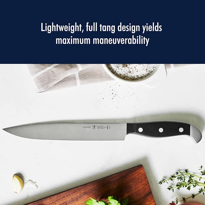 HENCKELS Statement Razor-Sharp 20-Piece Knife Set, Chef Knife, Bread Knife, German Engineered Knife Informed by over 100 Years of Mastery