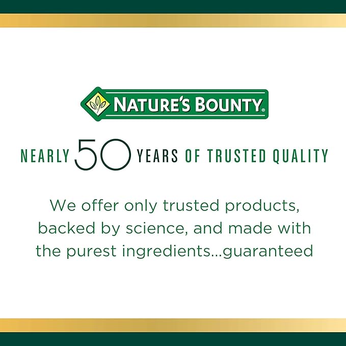 Nature's Bounty Vitamin D3, Immune and Bone Support, Vitamin Supplement, 2000IU, 240 Rapid Release Softgels