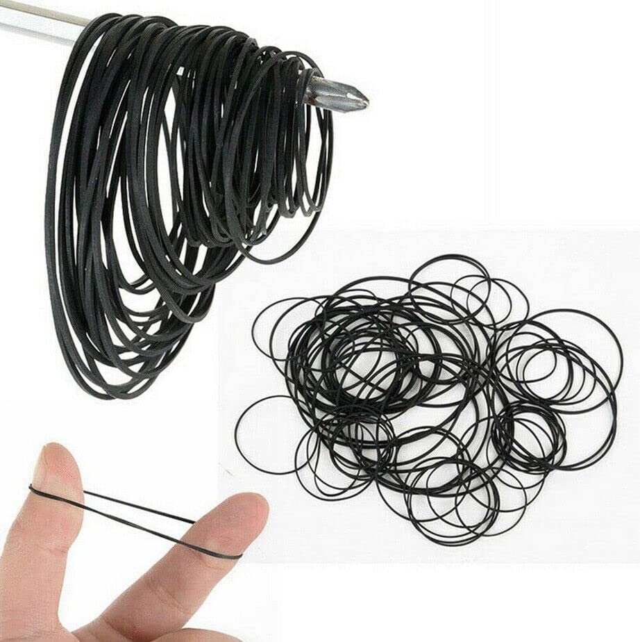 35+ Pack (40-135Mm) Mix Cassette Rubber Square (Width 1Mm) Belt Cassette Machine For Dvd Drive, Xbox 360, Repair Rebuild Common