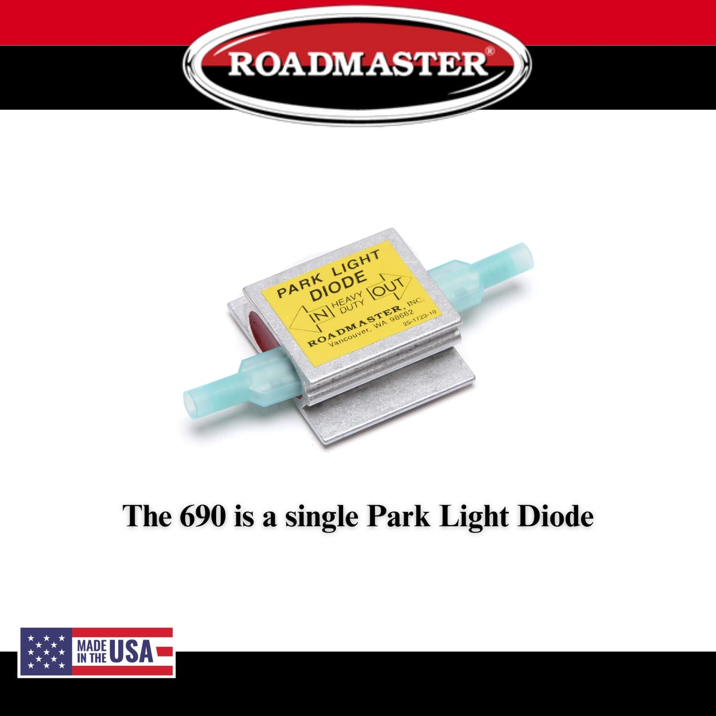 Roadmaster 690 Park Light Diode - LED Lighting for Outdoor Use