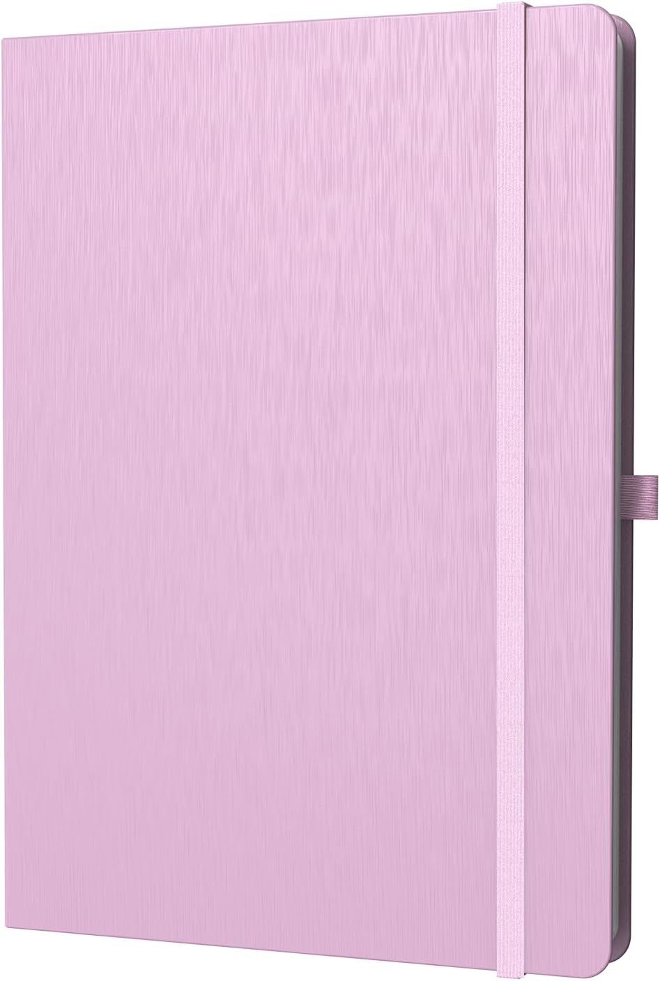 A5 Lined Journal Notebook, 7mm College Ruled Notepad, Journaling for Writing, Work, School, Travel and Note Taking, Hardcover 160 Pages (80 Sheets) 5.79 x 8.3 inches (Pink)