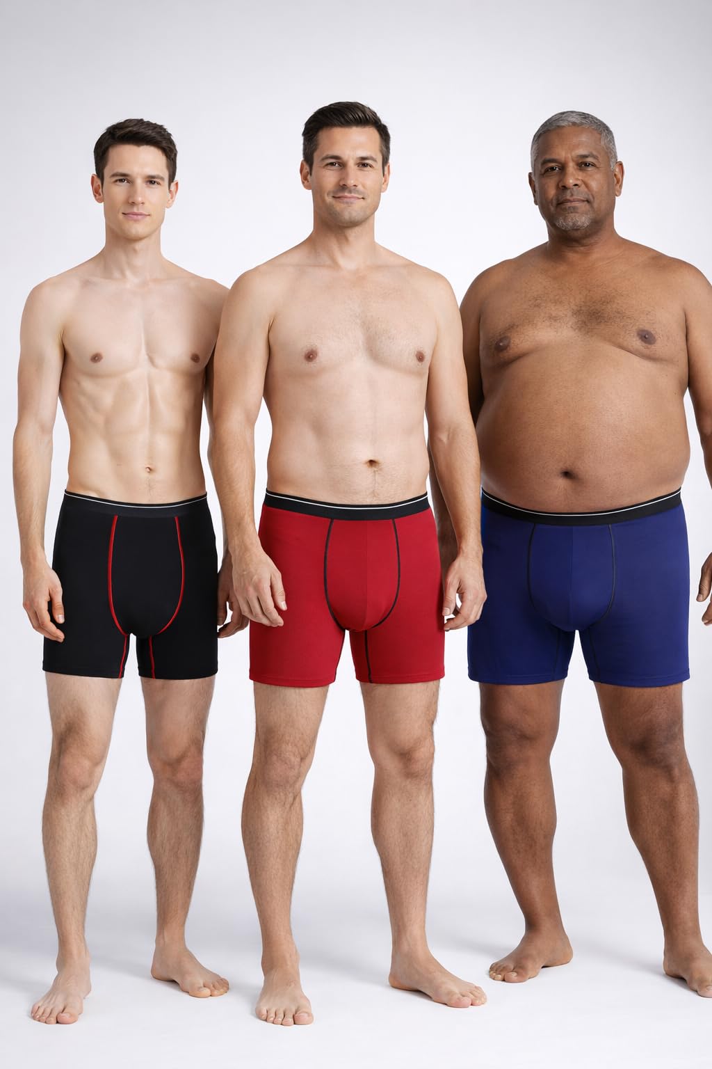 Incontinence Underwear for Men, Leak Proof Boxer Briefs for Overnight & Heavy Bladder Leaks, 130ml High Absorbency, Washable Reusable,Adult Discreet Daily Bladder Protection