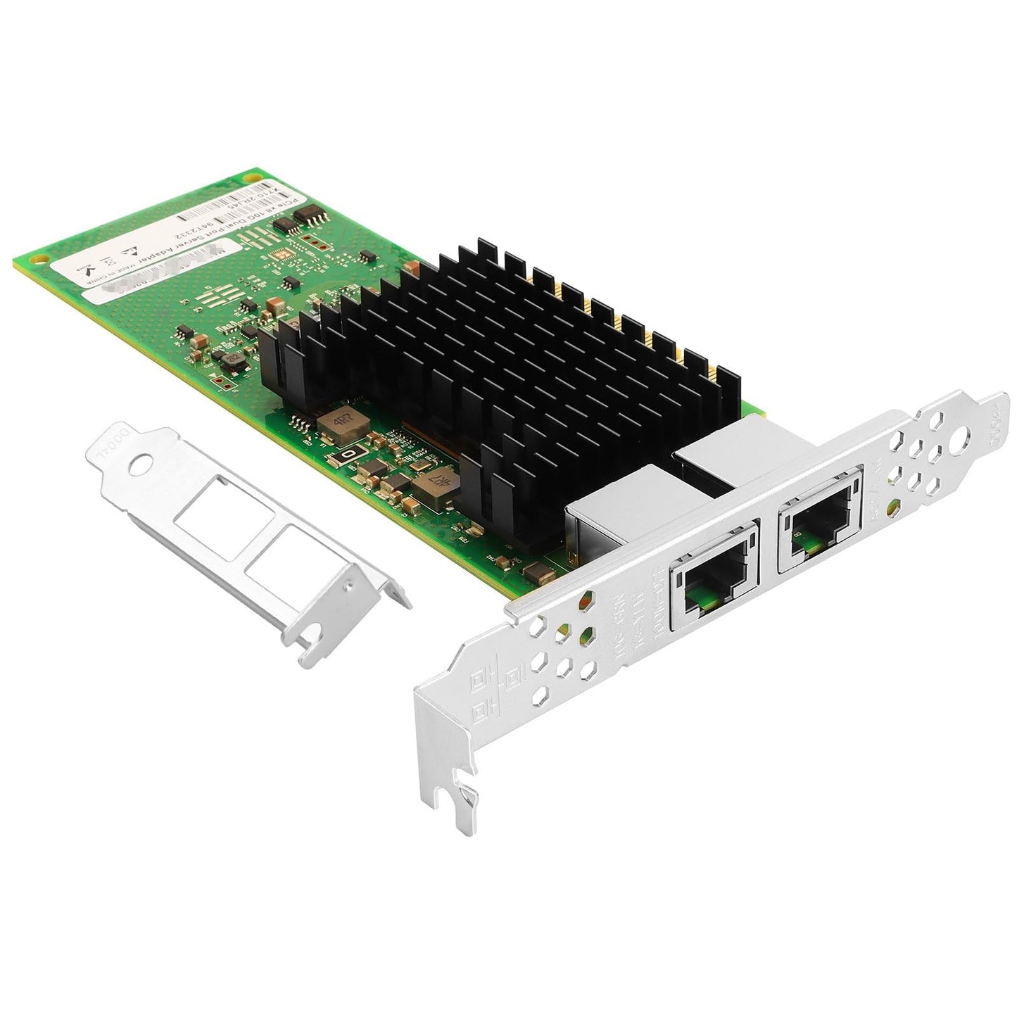 Vogzone 10Gb Pci-E Nic Network Card For Intel X710-T2L, 2.5Gbe/5Gbe/10Gbe Copper Dual Rj45 Ports, With Intel X710-At2 Chip,10Gbe