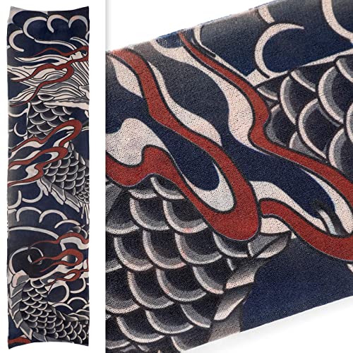 Geyoga 12 Pcs Tattoo Sleeves Fake Arm Sleeves Cover Realistic Soft Elasticity UV Protection for Men Women Working