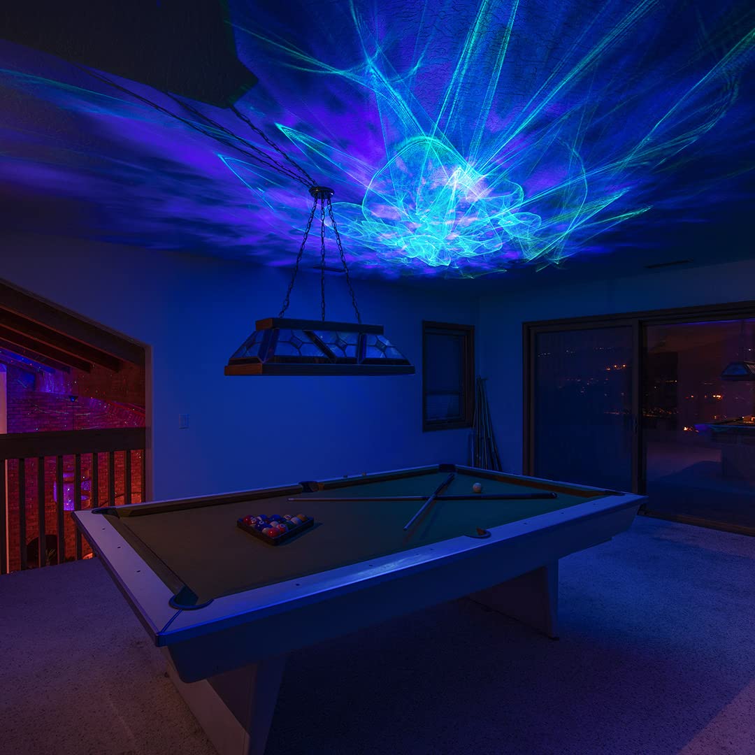 Blisslights Ark Lite Led Aurora Projector - Green/Grey Mood Lamp, Laser Nebula Galaxy Lighting, Model 900-00054_A