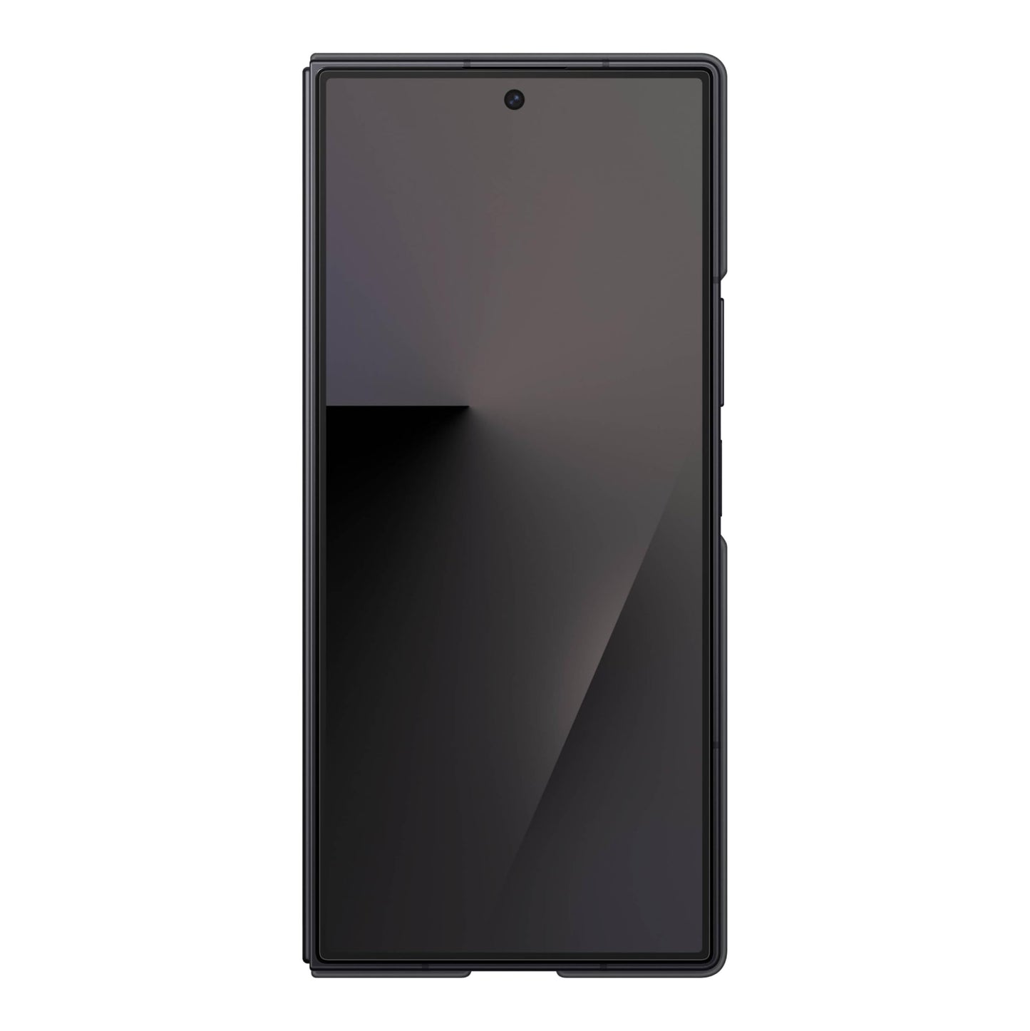 Samsung Galaxy Z Fold7 Silicone Phone Case, Protective Cover With Stand, Secure Grip, Soft, Comfortable Design, Us Version, Blac